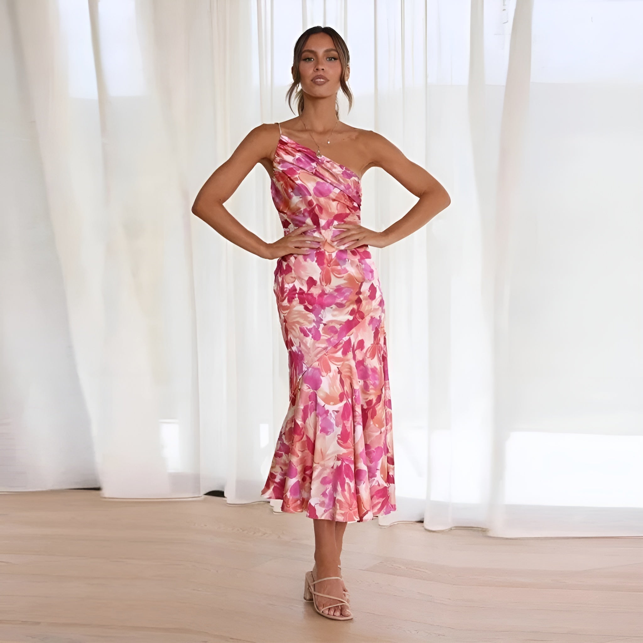 Elegant Floral Maxi Dress Laluna®