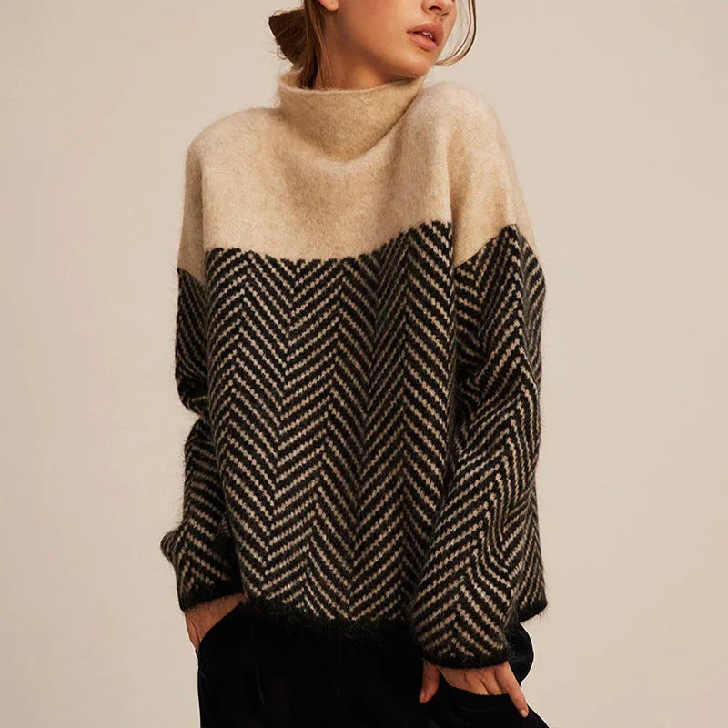 Mira - Elegant Twisted Knit Jumper
