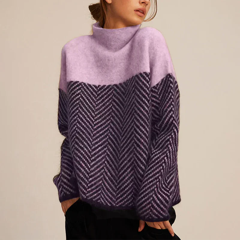 Mira - Elegant Twisted Knit Jumper