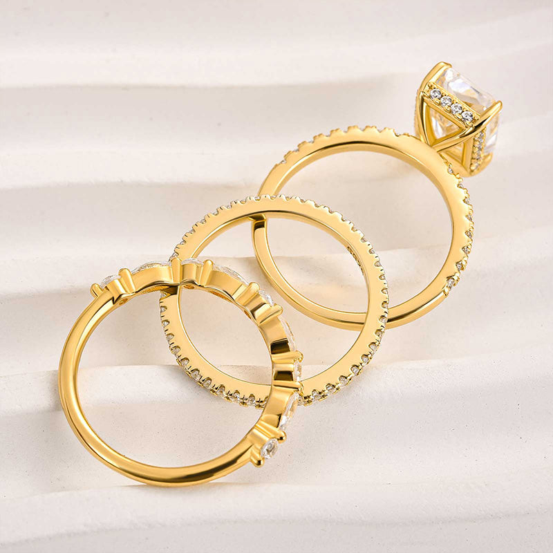 Set of 3 Jaily Rings | Gold