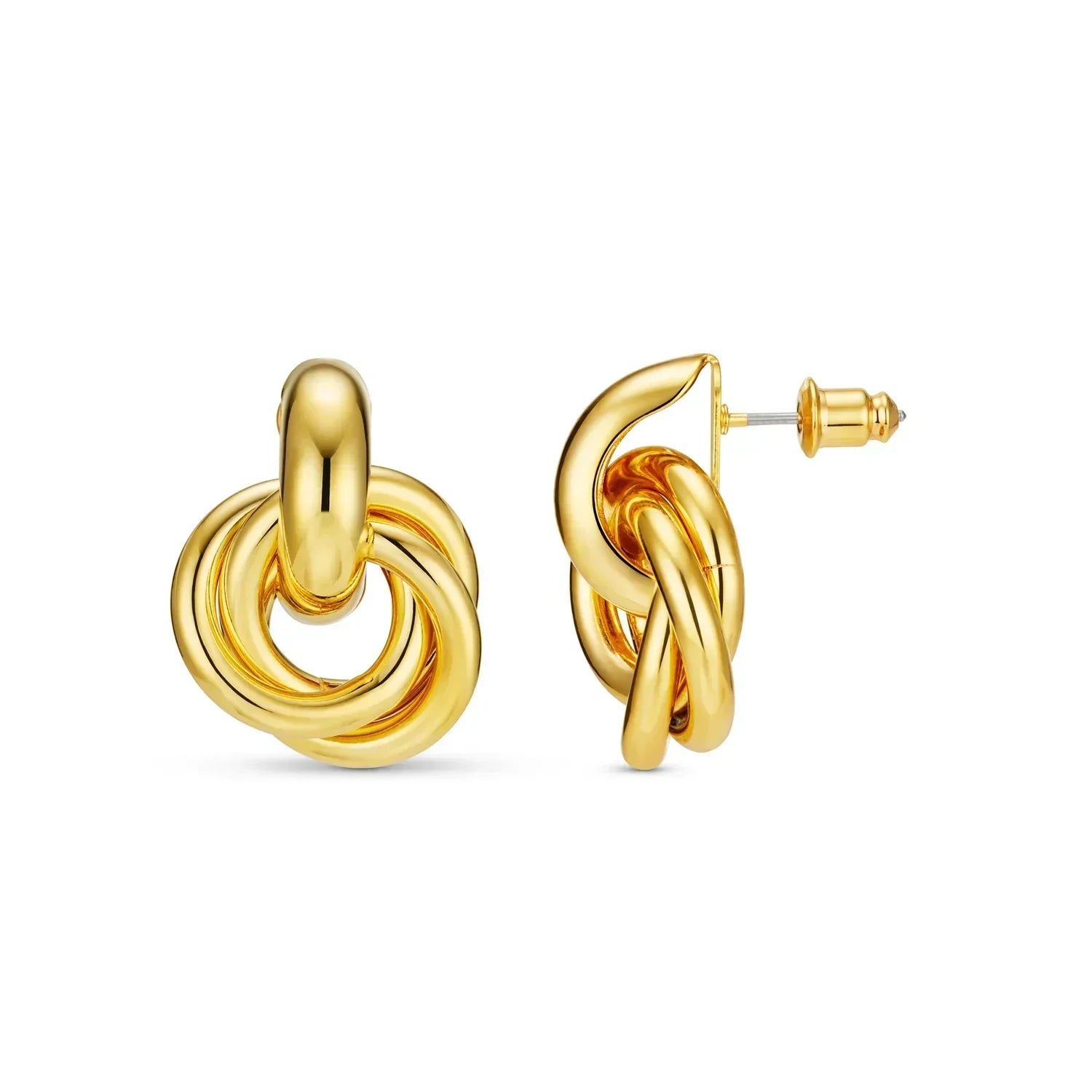 Intertwined Statement Earrings | Gold