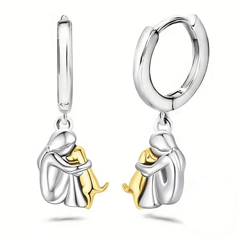 Julita - Earrings with a Dog Icon