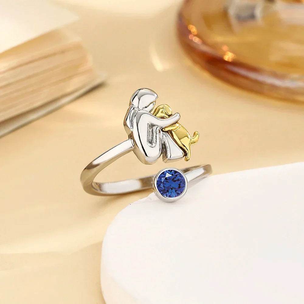 Ewelina - Ring with Dog Icon