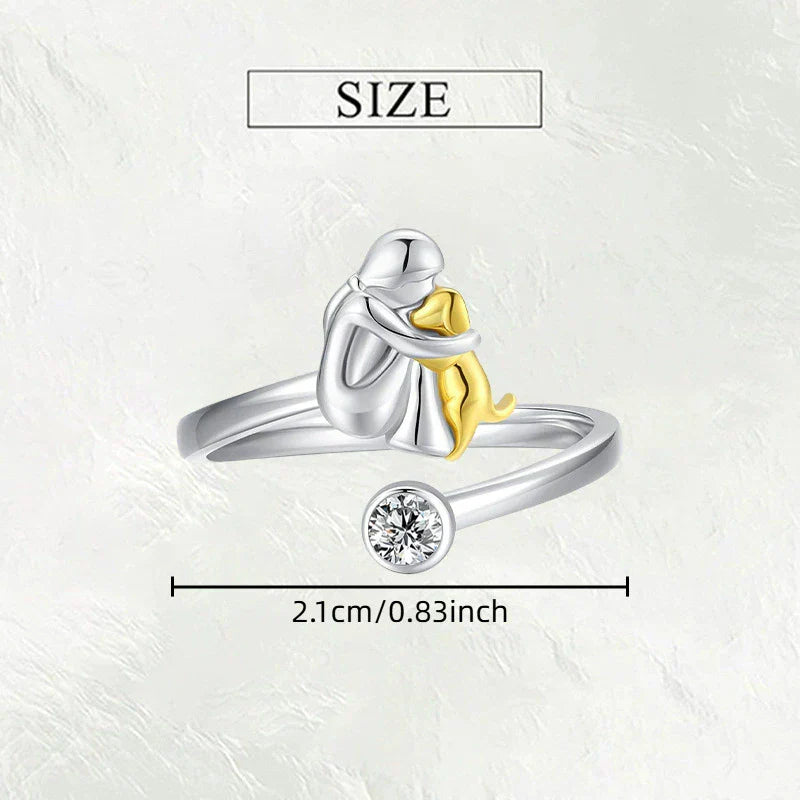 Ewelina - Ring with Dog Icon