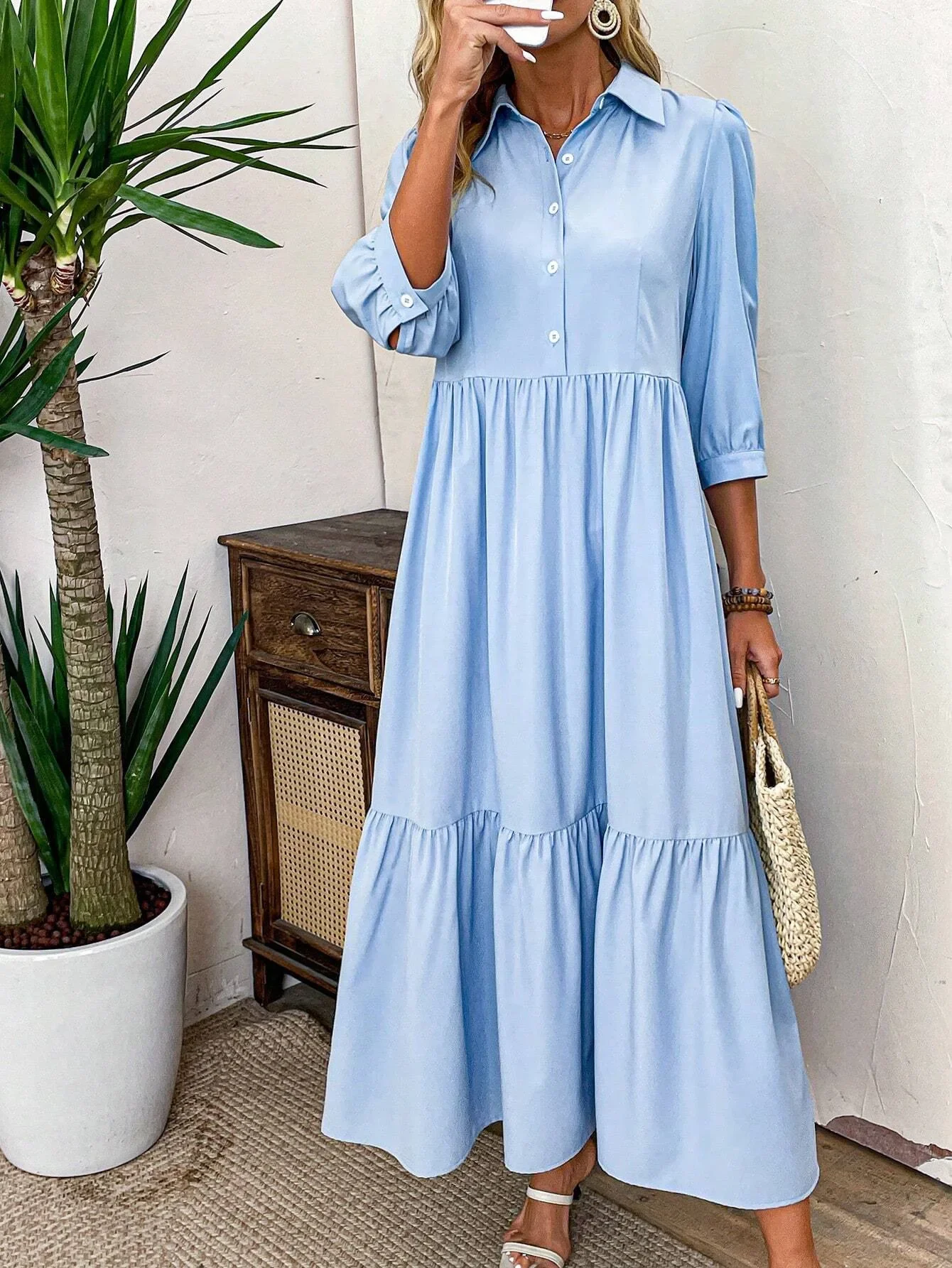 Maria | Fluid Chiffon Dress