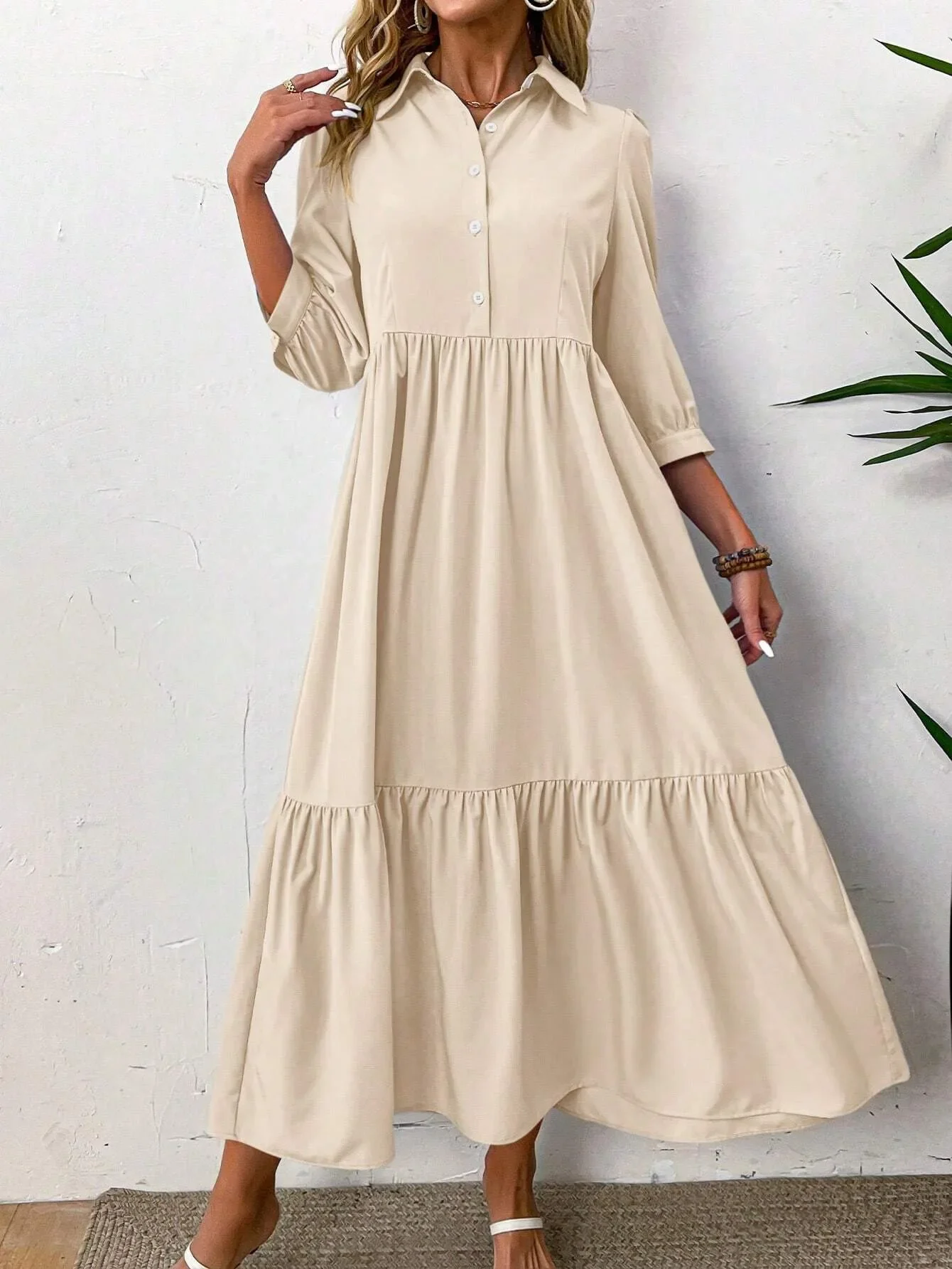 Maria | Fluid Chiffon Dress