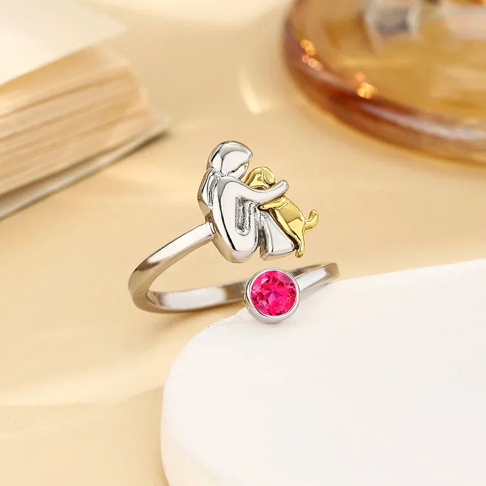 Ewelina - Ring with Dog Icon
