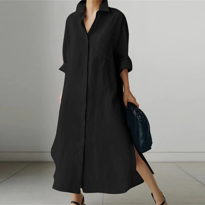 Maria | Relaxed Oversized Shirt Dress