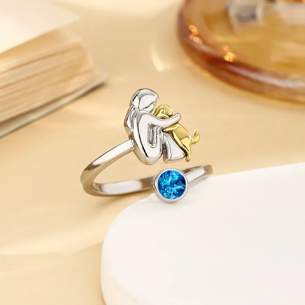 Ewelina - Ring with Dog Icon