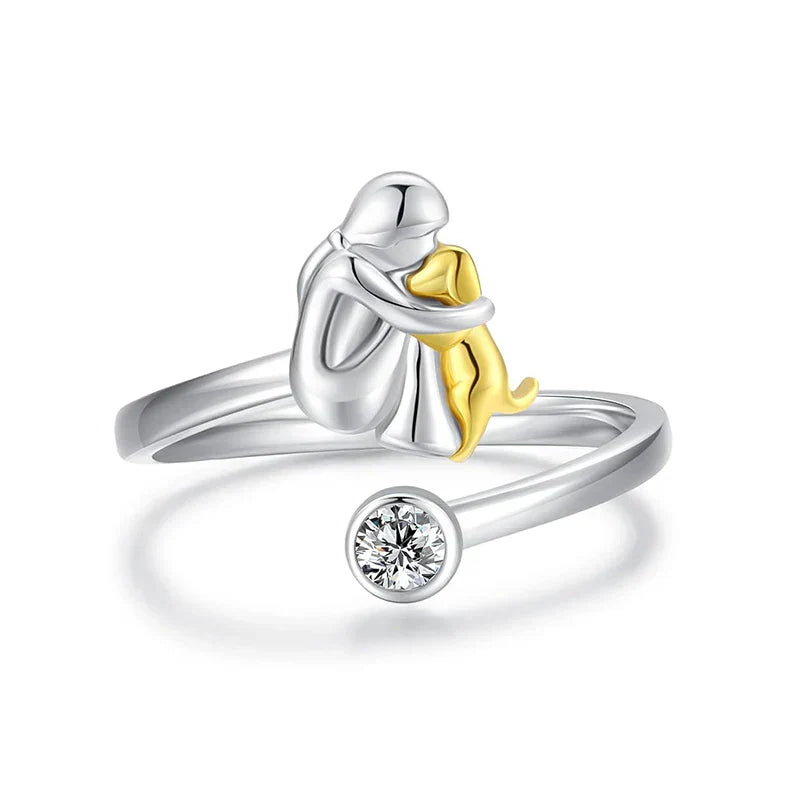 Ewelina - Ring with Dog Icon