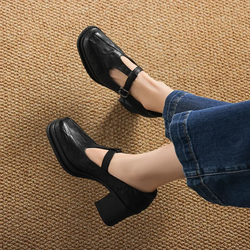 Camellia - Elegant Leather Shoe