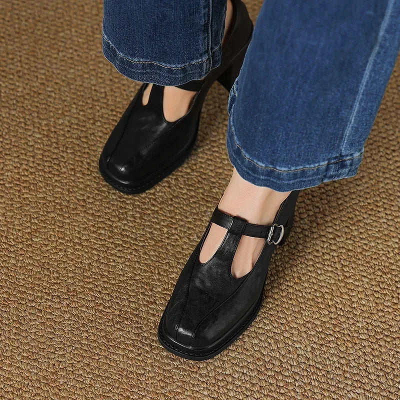 Camellia - Elegant Leather Shoe