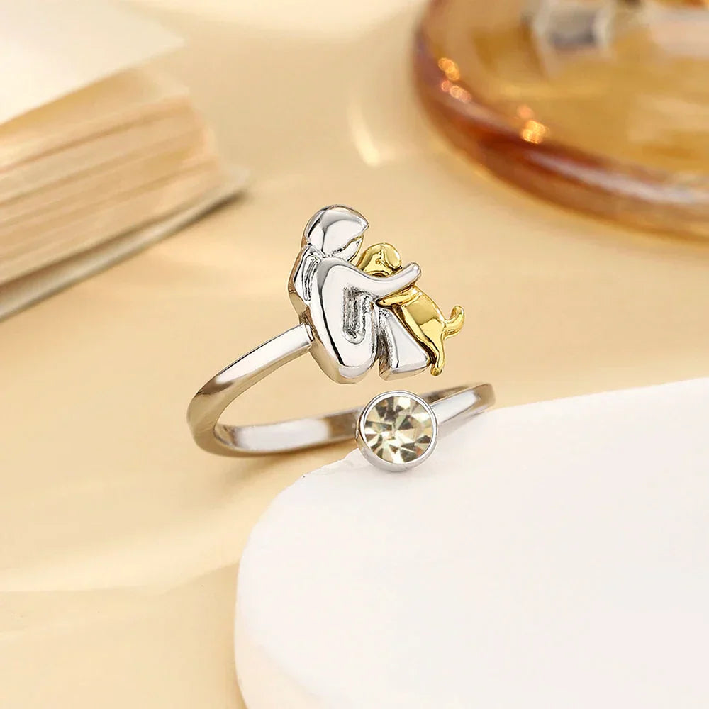 Ewelina - Ring with Dog Icon