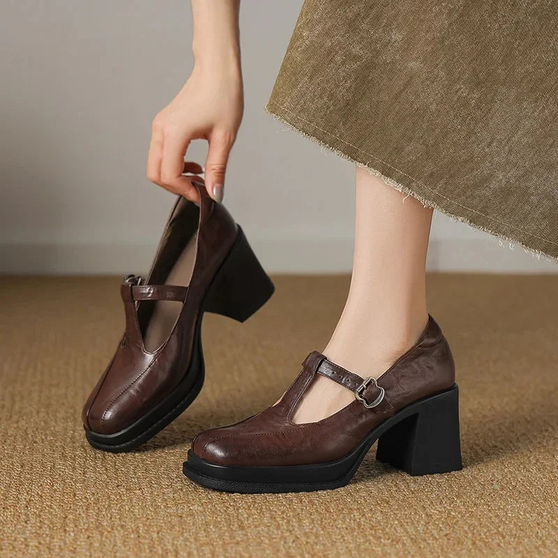 Camellia - Elegant Leather Shoe