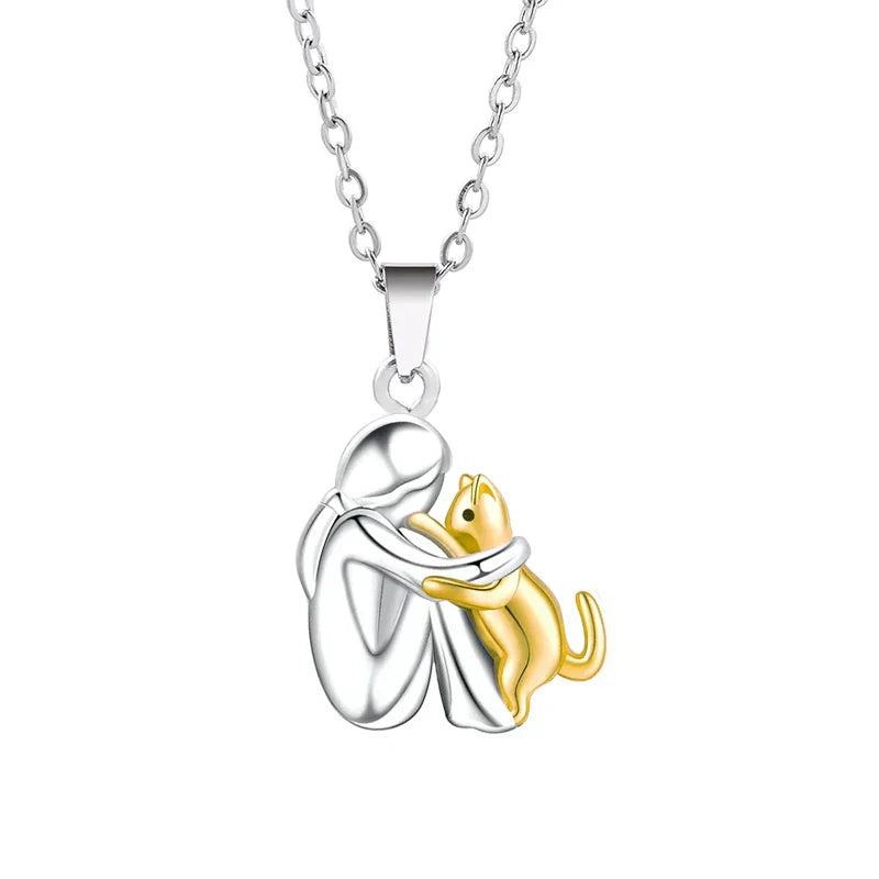 Karolina - Cat-Shaped Pendant Necklace