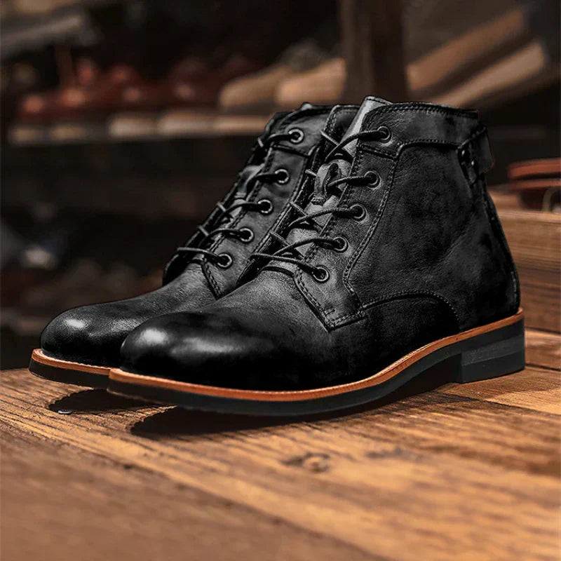 Fanum | Retro Round Toe Men's Boots
