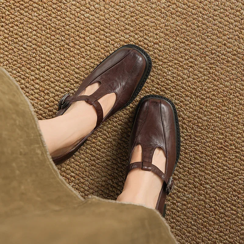 Camellia - Elegant Leather Shoe