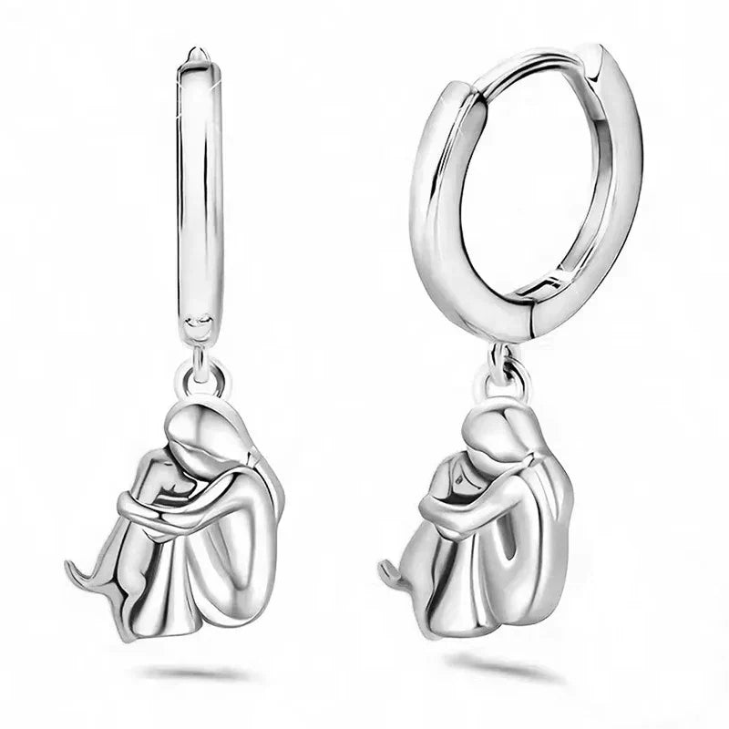 Julita - Earrings with a Dog Icon