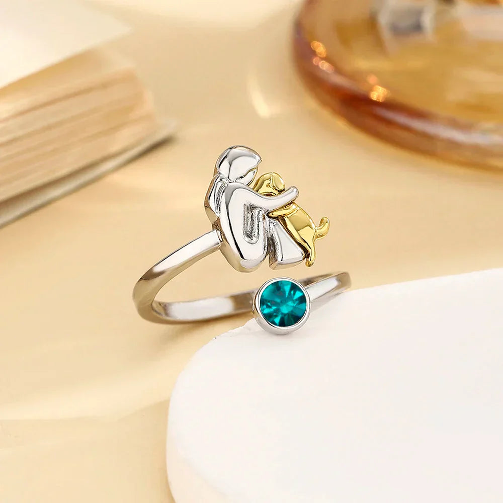 Ewelina - Ring with Dog Icon