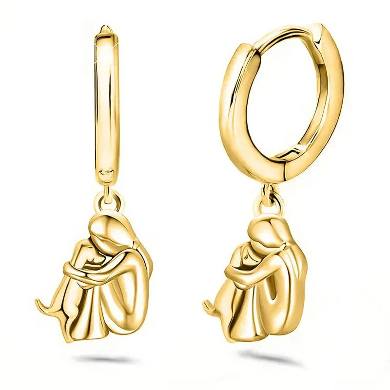 Julita - Earrings with a Dog Icon