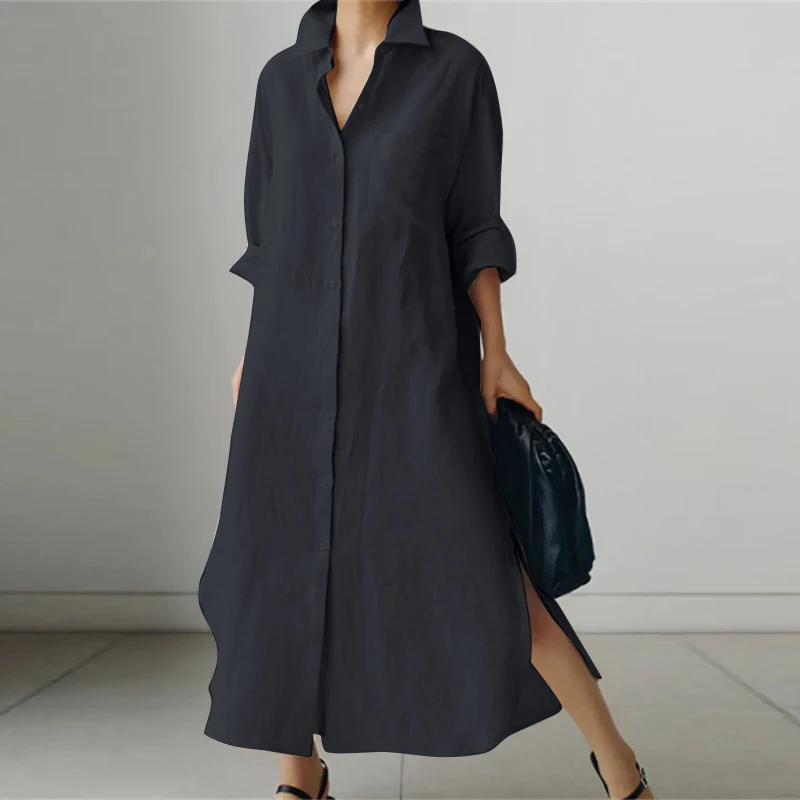Maria | Relaxed Oversized Shirt Dress