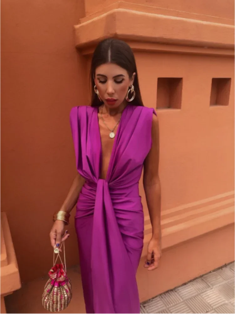 Long Dress for Women Isabella – Elegant Backless Dress for Weddings, Evenings, and Stylish Summer