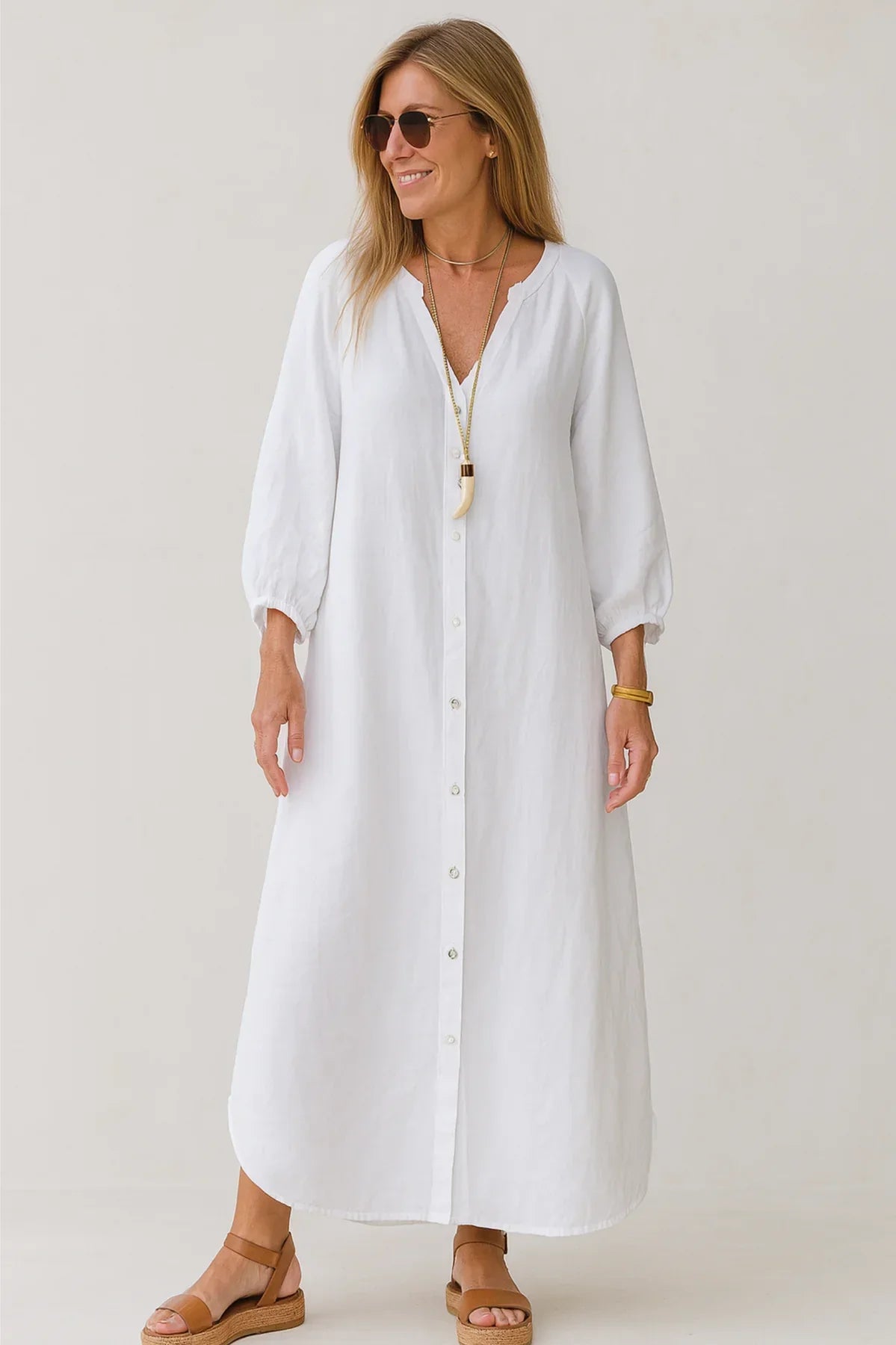 Maria | Lightweight Linen Dress