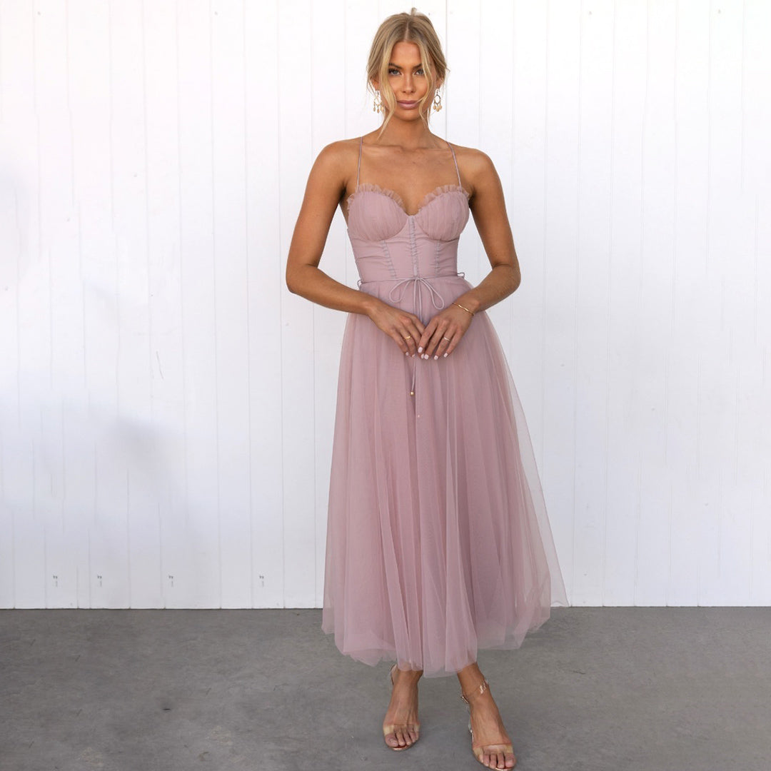 Solana Midi Dress for Women – Elegant, Fitted, and Made of Breathable Fabric for Special Days
