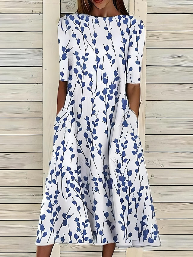 Annie | Floral Print Dress