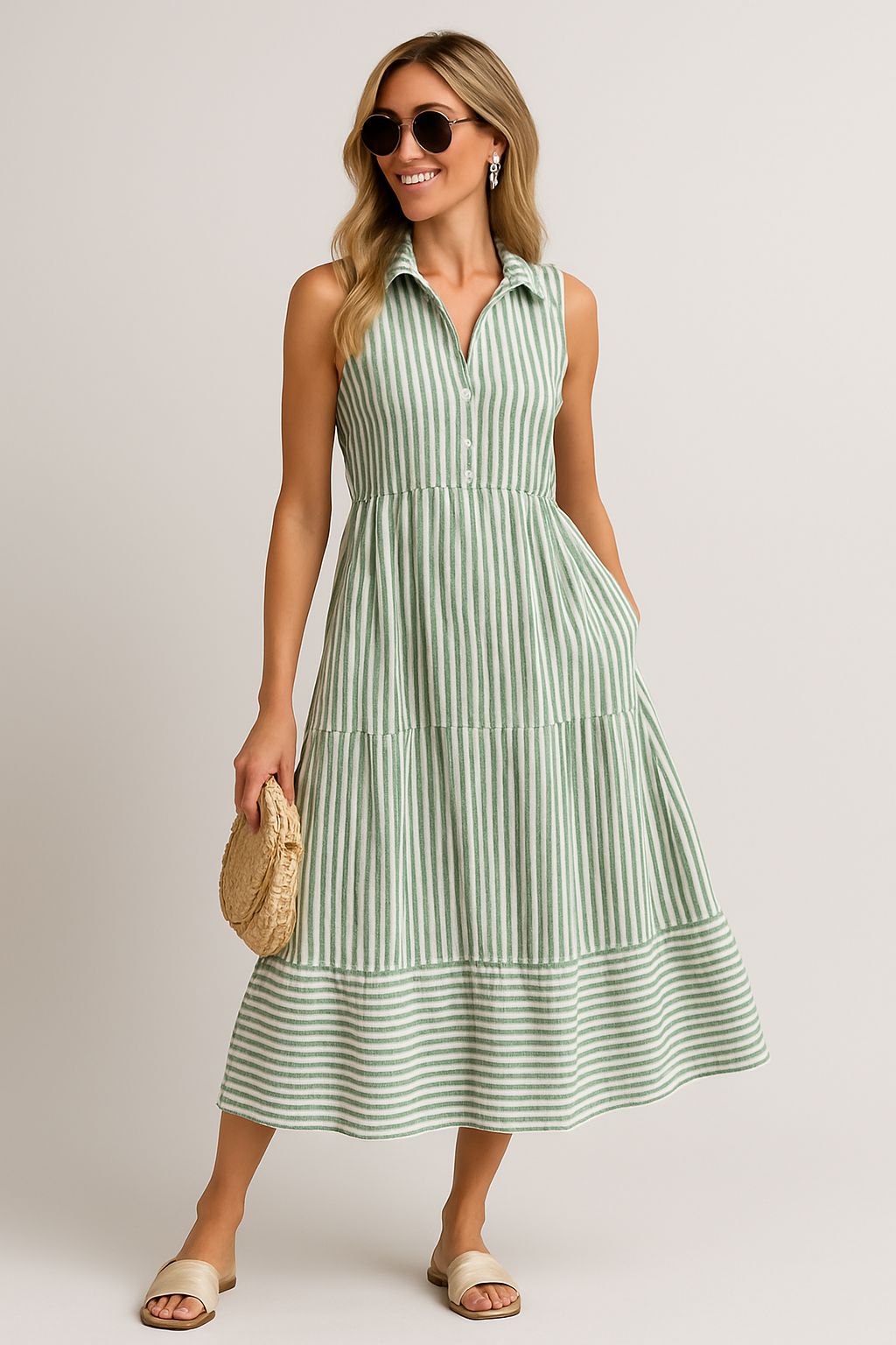 Maria | Retro Shirt Dress