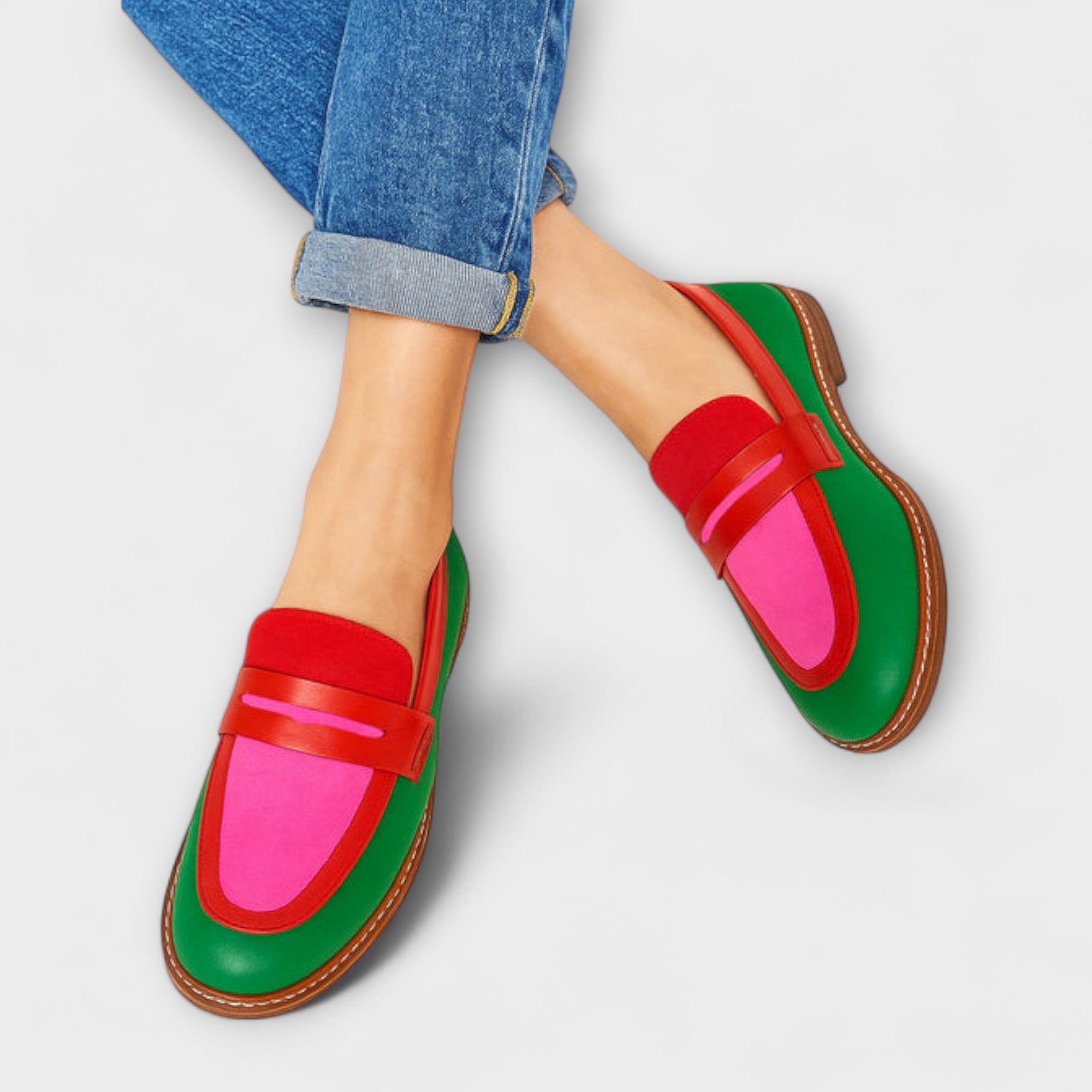 Nyla – Casual Style Coloured Loafers