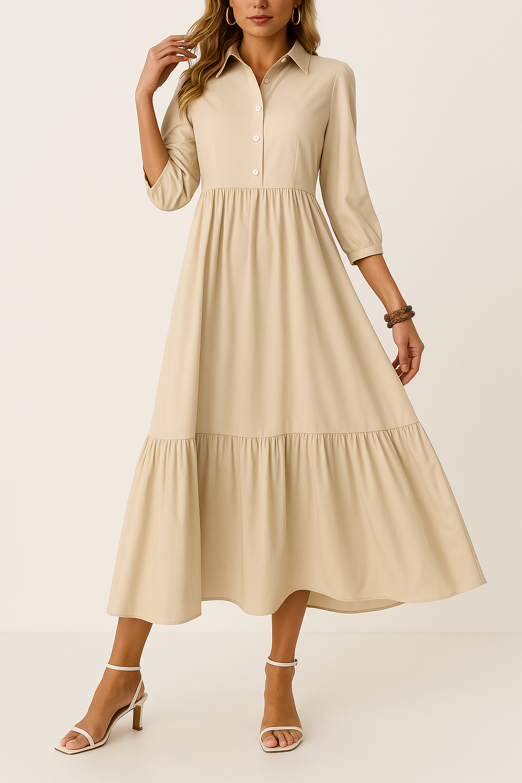 Maria | Fluid Chiffon Dress