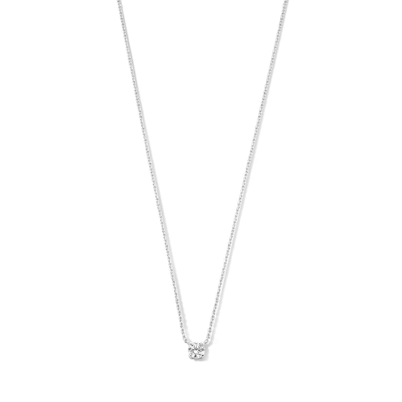 Moissanite Pendant Necklace Cléa | Gold
