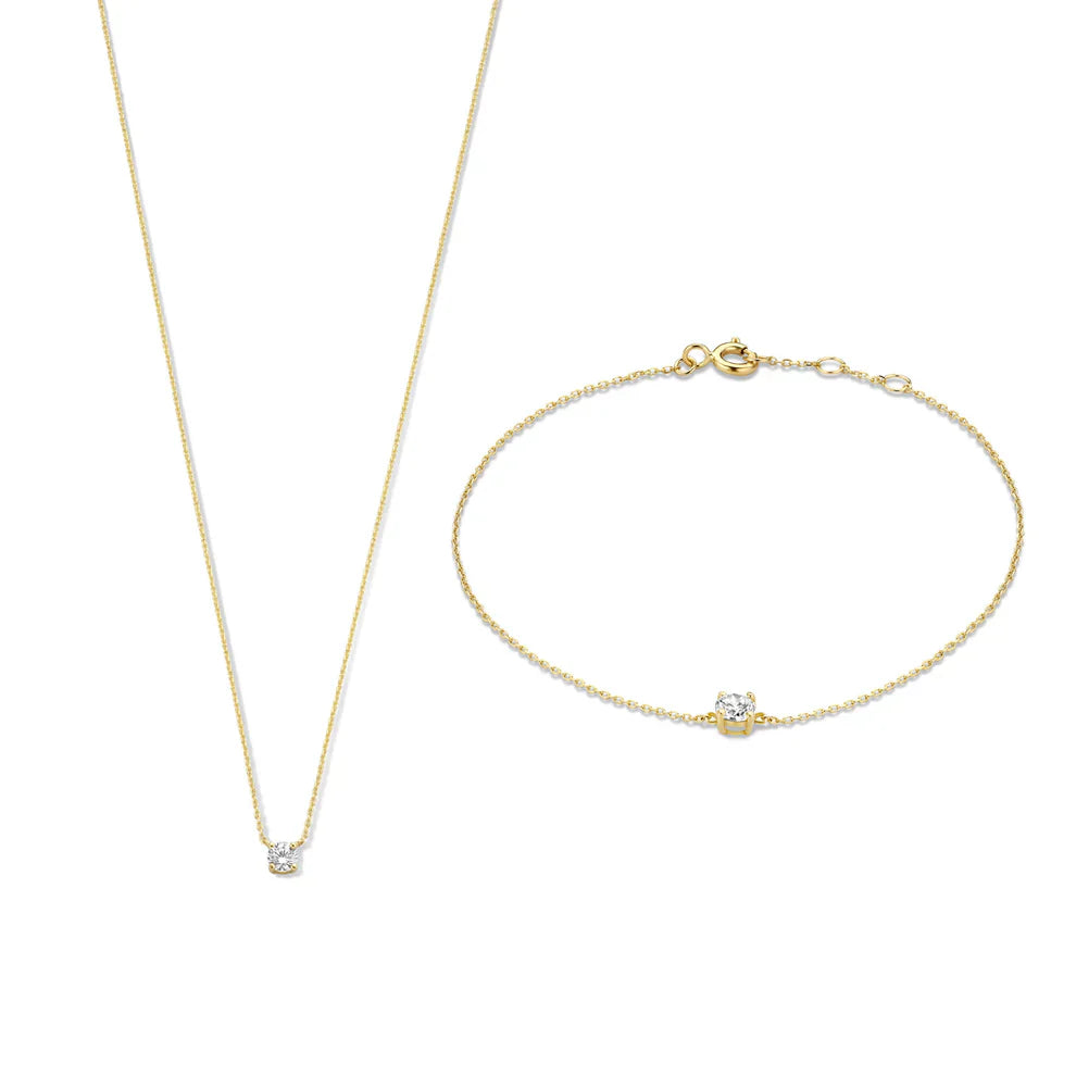 Moissanite Stone Set Clea | Gold