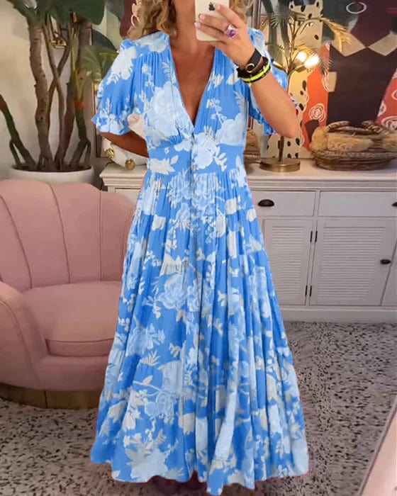 Izara | Elegant Soft Maxi Dress