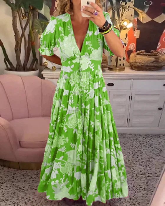Izara | Elegant Soft Maxi Dress