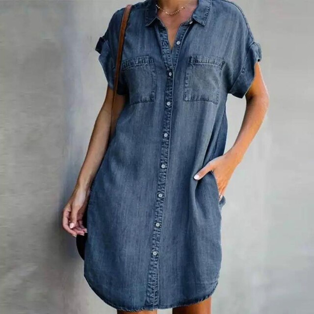 Maria | Stylish Modern Denim Dress