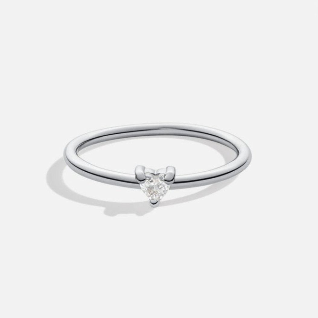 Kleine Liebe Crystal Heart Ring