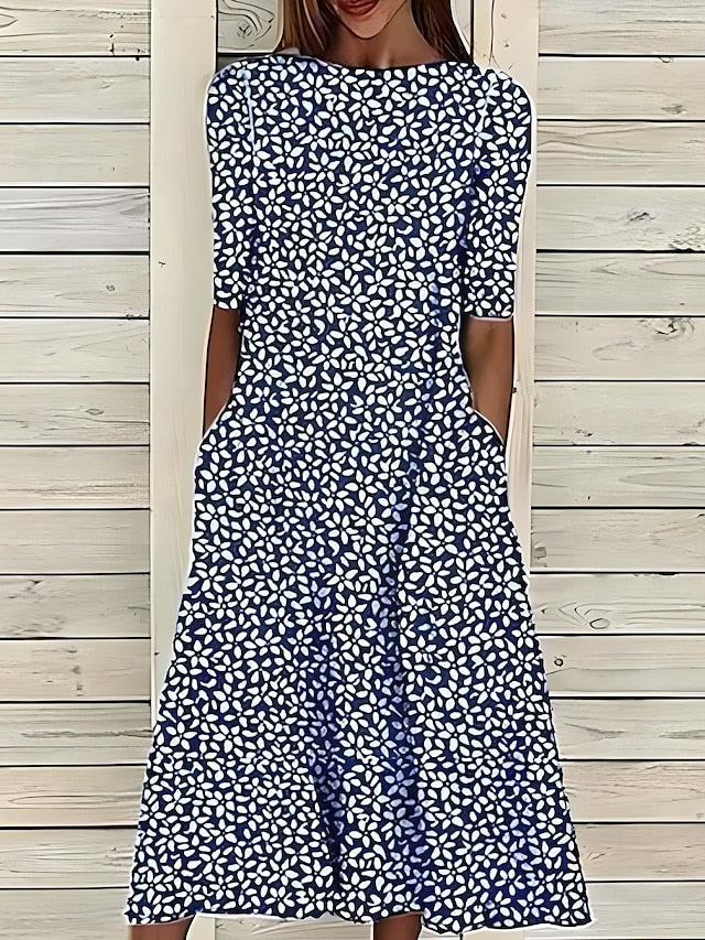 Annie | Floral Print Dress